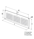 Grila metalica 305x100