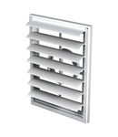 VENTS Grila PVC cu jaluzele gravitationale, 220*300mm, racord adjustabil 100-150mm