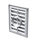 VENTS Grila PVC cu jaluzele gravitationale, 220*300mm, racord adjustabil 100-150mm