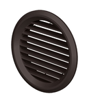 VENTS Grila PVC maro, plasa antiinsecte, diam 125 mm