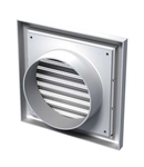 VENTS Grila PVC 156*156mm cu racord fi 100 mm