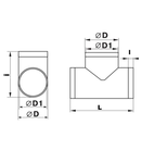 Teu PVC, 90gr, diam 100mm