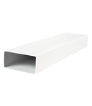 VENTS Tub rectangular PVC, 110*55mm, L 3000mm