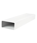 VENTS Tub rectangular PVC, 110*55mm, L 2500mm