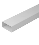 Tub rectangular PVC, 110x55mm, L 500mm K