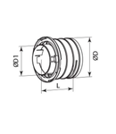 Conector cu inel de blocare 63mm