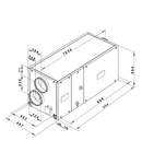 Centrala de ventilatie cu recuperare de caldura VUT 350EH