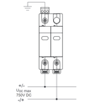 Descarcatoare in CC Ex9UEP 20 2P 750V