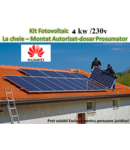 Kit Huawei  sistem fotovoltaic pentru persoane juridice   4kW 230 V - LA CHEIE - montat autorizat PROSUMATOR