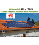 Kit Huawei  sistem fotovoltaic pentru persoane juridice   10kW 380 V - LA CHEIE - montat autorizat PROSUMATOR