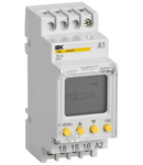 Timer TE80 digital 16A 230V on DIN rail KARAT