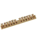 Neutral bus bars with Izolators 6x9mm 18/1 (18 groups /fixture on the center)