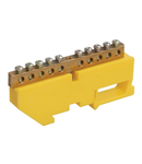 Neutral bus bar with DIN-Izolator SHNI-6x9-10-D-ZH