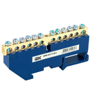 Neutral bus bar with DIN-Izolator SHNI-6x9-12-D-S