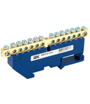 Neutral bus bar with DIN-Izolator SHNI-6x9-14-D-S