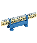 Neutral bus bar with DIN-Izolator of “Bearing” type SHNI-6x9-14-S-S