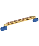 Neutral bus bars with two corner Izolators SHNI-6x9-22-U2-S