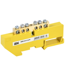 Neutral bus bar with DIN-Izolator SHNI-6x9-6-D-ZH