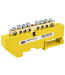 Neutral bus bar with DIN-Izolator SHNI-6x9-8-D-ZH