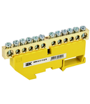 Neutral bus bar with DIN-Izolator SHNI-8x12-12-D-ZH