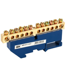 Neutral bus bar with DIN-Izolator SHNI-8x12-12-D-S