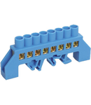 Neutral bus bars in combined DIN-Izolators of “Bearing” type SHNI-8x12-8-kS-S