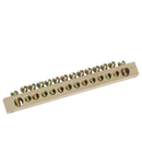 Neutral bus bars with Izolators 6x9mm 14/2 (14 groups /fixture at the edges)