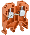 Screw terminal KWI-6mm2 orange