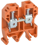 Screw terminal KWI-10mm2 orange