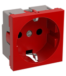 RKS-20-32-P-K Grounding-type receptacle (2 module) PRIMER red
