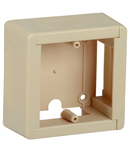 Universal mounting box KMKU 88x88x44 "ELEKOR" color: ivory