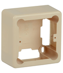 Universal mounting box KMKU 88x88x44 non-disassembled "ELECOR" color: pine