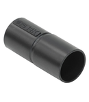 Pipe to pipe connector GI25G  Negru