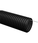 Corrugated HDPE pipe with a broach tool d 16(10 m)  Negru