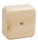 KM41206-04 pull box pentru montaj aparent  50x50x20 mm pine (4 Clema s 3mm2)