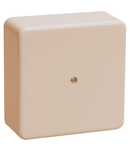 KM41212-02 pull box pentru montaj aparent  75x75x20 mm ivory (6 Clema s 6mm2)