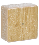 KM41222-04 pull box pentru montaj aparent  104x104x44 mm pine (6 Clema s 6mm2)