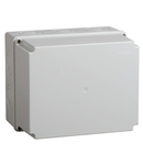 Doza KM41273 pull box pentru montaj aparent  240x195x165 mm IP44 (RAL7035, cablu Presetupa s 5 pcs.)