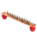 Main grounding bar 285x40x4mm pentru 10 connections cupru