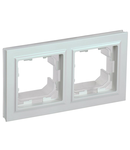 Aparataj BRITE Universal 2 rama ornament IP44 PU-2-BrP-44 pearl