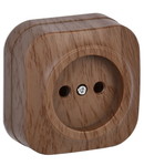 RS20-2-XD Simpla  priza without grounding contact 10A  GLORY (oak)