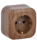 RS20-3-XD Simpla  priza pentru grounding contact 16A  GLORY (oak)