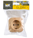 RS20-3-XC Simpla  priza pentru grounding contact 16A  GLORY (pine)