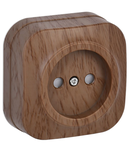 RSSh20-2-XD Simpla  priza without grounding contact with protrctive shutter 10A GLORY (oak)