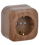 RSSh20-3-XD Simpla  priza cu  impamantare ing contact with protective shutter 16A GLORY (oak)