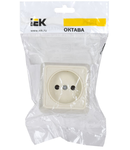 RS20-2-okm Simpla  priza without grounding contact 10A OKTAVA (cream)