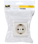 RS20-3-okm Simpla  priza pentru grounding contact 16A OKTAVA (cream)