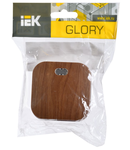 VS20-1-1-XD Buton simplu  -buton  with indicator 10A  GLORY (oak)