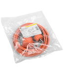 Prelungitor  si priza USH-01RV orange P+PE/5 meters 3x1,0 mm2 IP44