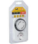 RTM-2 Mechanical Daily timer with indicator 15min 24h 96on/off 16A IP20 Alb